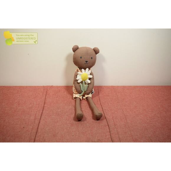 Hearth & Hand with Magnolia Plush Flower Bear Pal - Picture 1 of 5